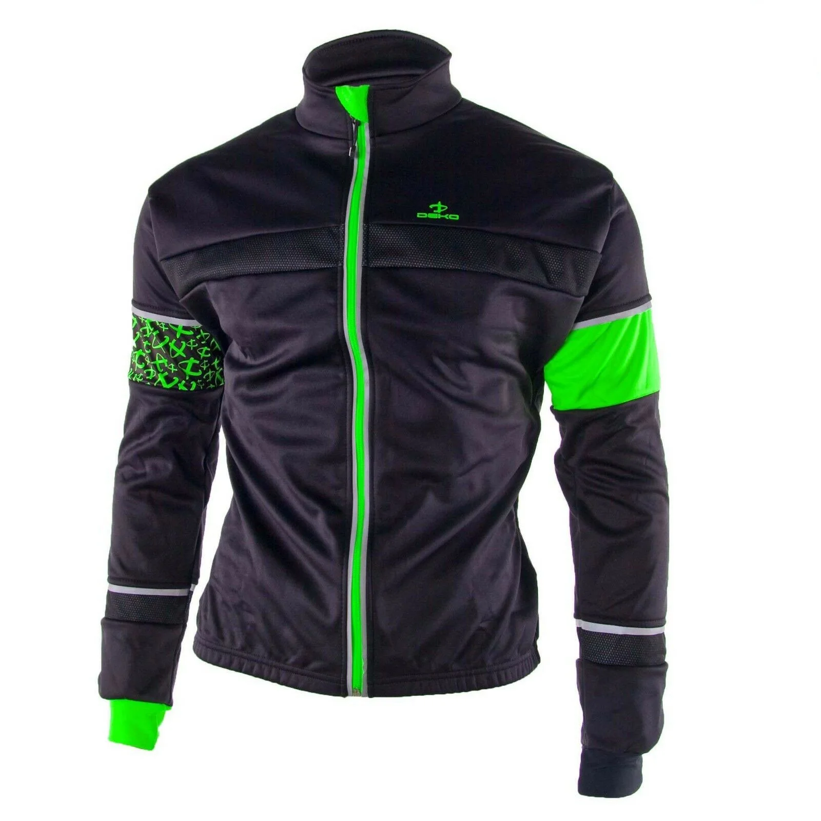 DEKO KOLUN Bicycle Jacket Softshell Cycling Winter Jacket Fleece Windproof Top