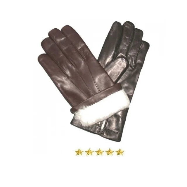 
Fashion Winter Dressing Leather Gloves Fashion Leather Gloves Fur Lining 