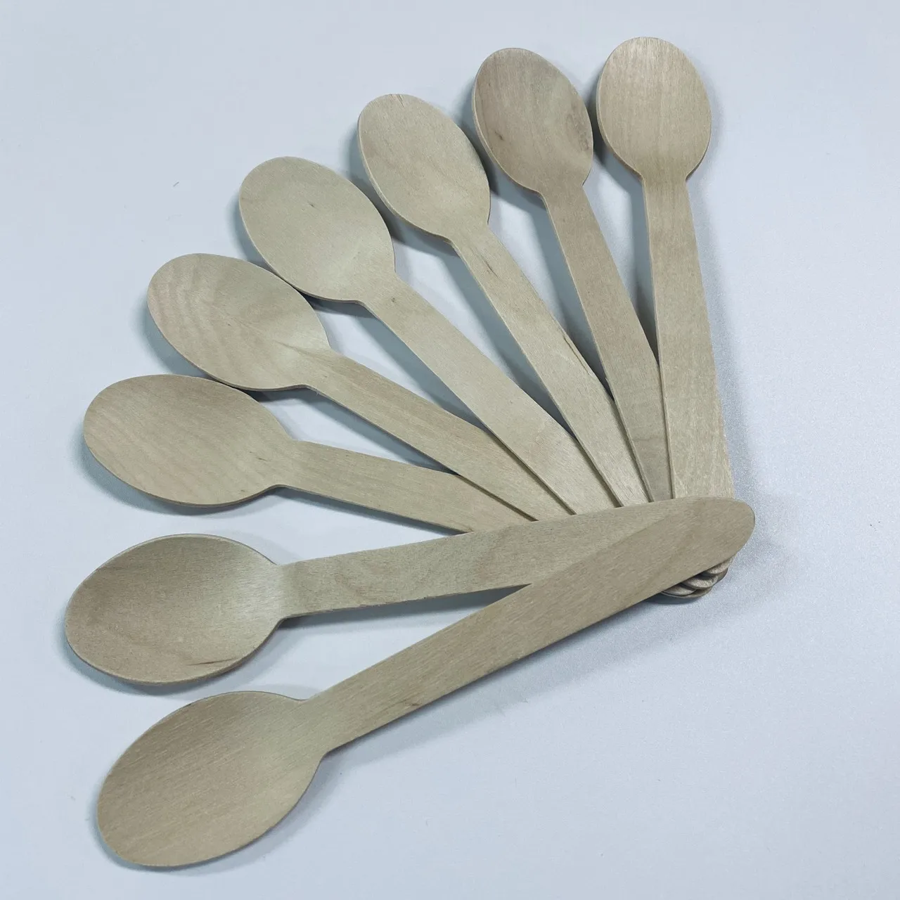 
TMI Manufacturer Natural Bamboo Wooden Spoon 16 cm/ OEM Accept 
