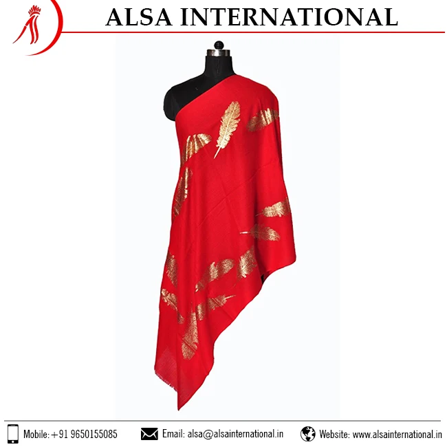 Latest Design Butterfly Printed Scarves 3D Wool Foil Buy at Cheap
