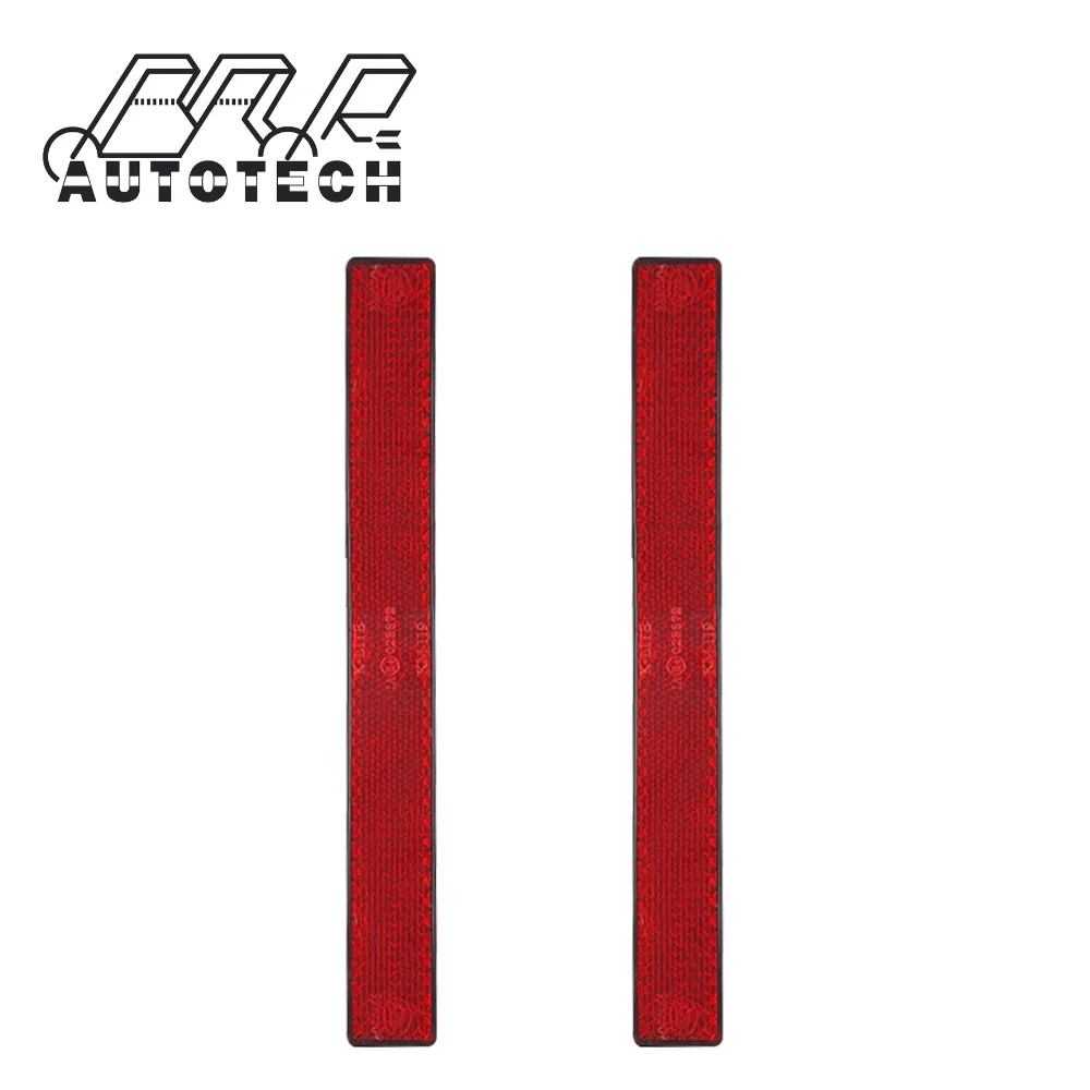 Red Sticker High visibility motorcycle seat rear motorbike front red reflector with adhesive tape