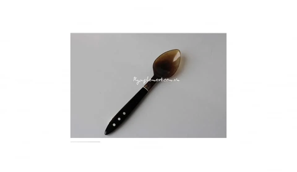 Children Horn Spoon Soup Rice Spoon Dinnerware Tableware High Quality Natural Wholesale Manufacturer Luxury Highly Polished