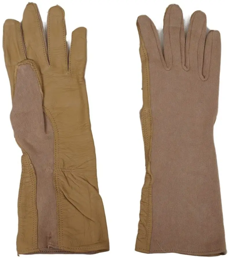 Original Nomex Pilot Flight Glove Long Cuff Compatible Sheepskin Leather Gloves from Pakistan