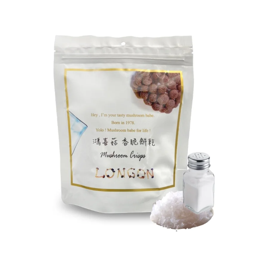 Low-fat pepper healthy shimeji mushroom snack food