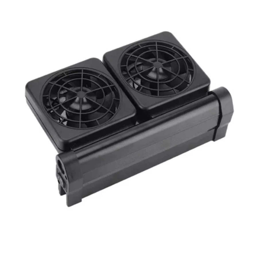 Aquarium Cooling Fan 2 Fans,Aquarium Chillers Cooling Fan, ColdWind Cooling System for Salt/Fresh Water