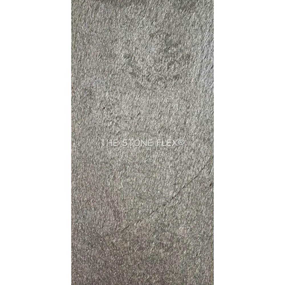 Eco Friendly Golden Shine Slate Stone Thin Flexible Fabric Fleece Veneer Sheet For Interior Exterior Wall Decoration