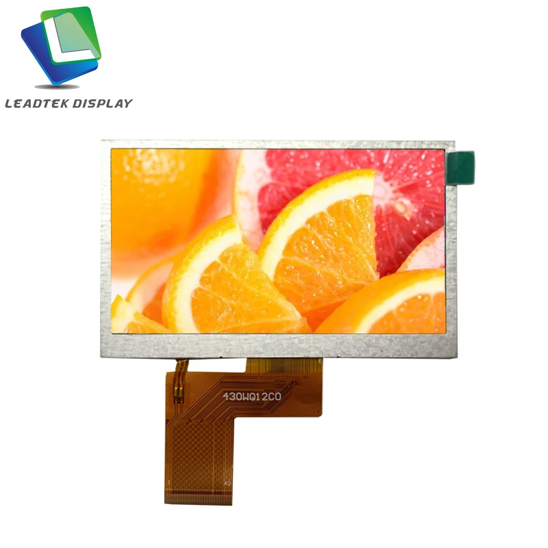 4.3 inch tft lcd screen 480(RGB)x272  RGB interface with 300nits TFT LCD display module