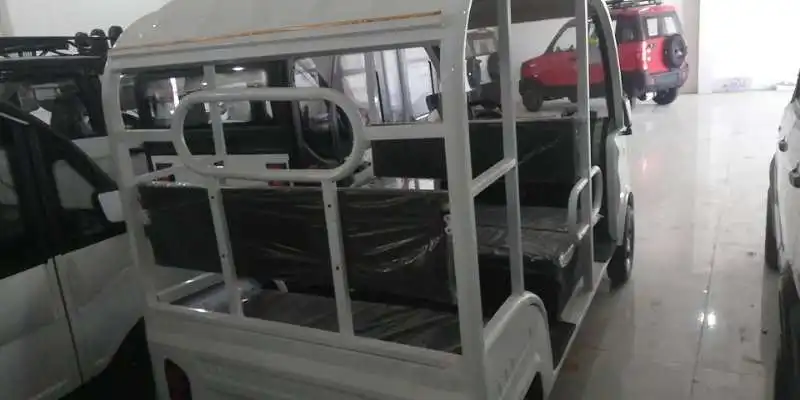 2020 new release freestyle four wheels open electric rickshaw for passengers
