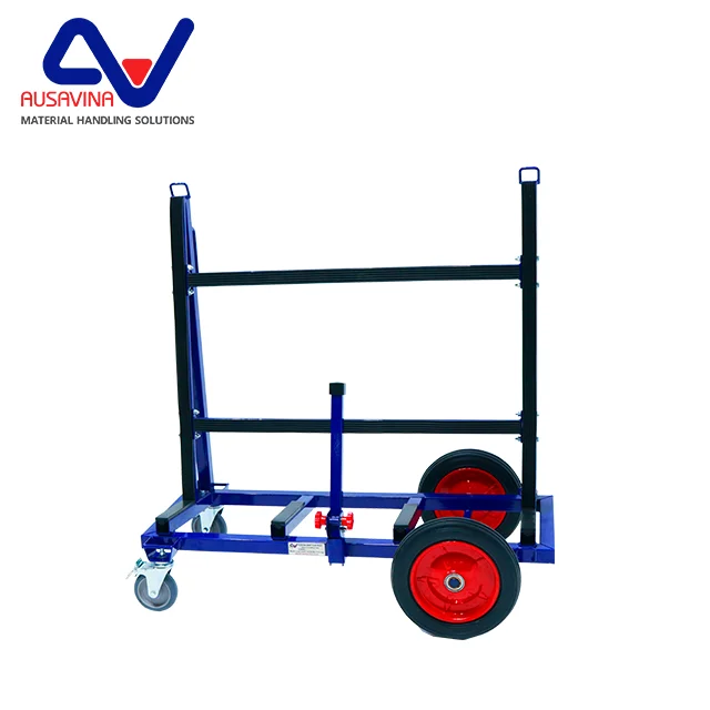 Ausavina Smart Slab Buggy ASSBG4736P used to transport and store slabs or sheets of material in ware house workshop