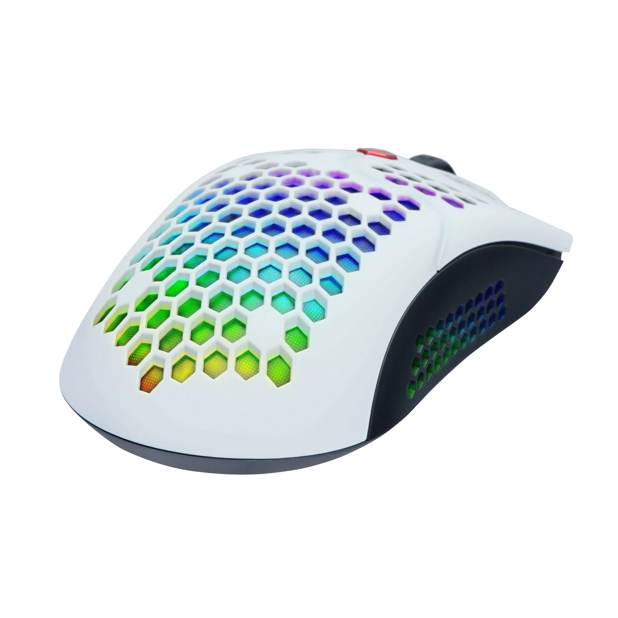 Игровая мышь Dragon War G25 65 г белая версия с легкой сотовой оболочкой ультралегкий кабель Ultraweave Pixart 3325