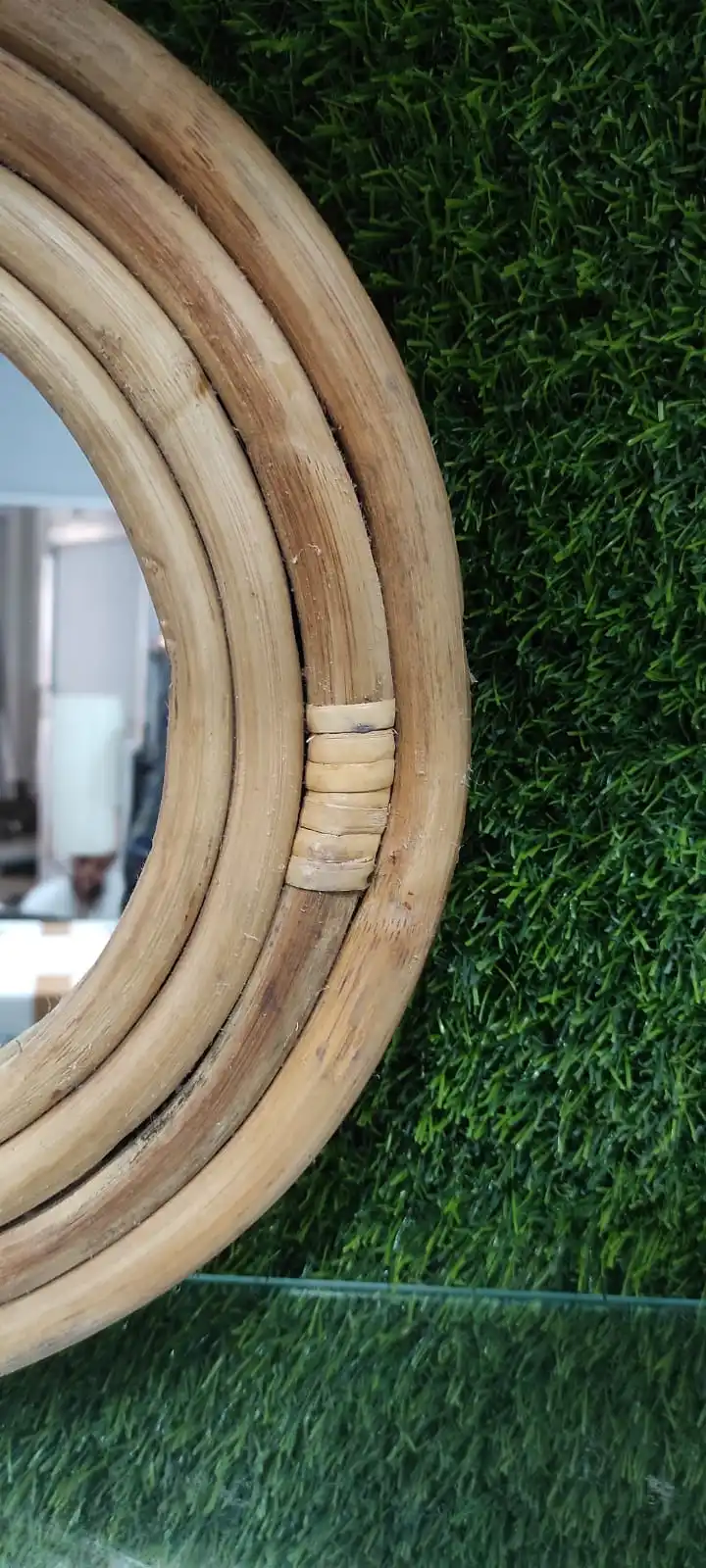 RATTAN WALL MIRROR