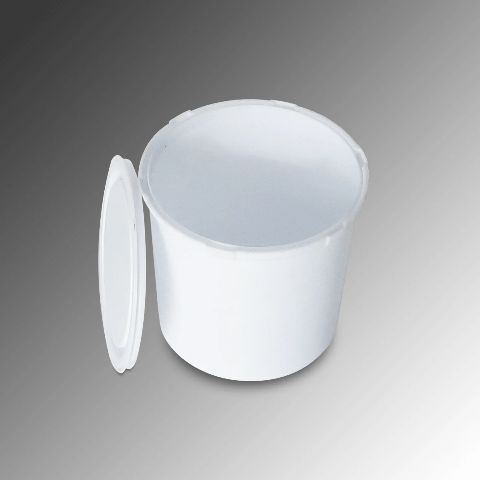 Cheap Virgin Multi-purpose PP Plastic Paint bucket empty Paint bucket-1Lit cylinder