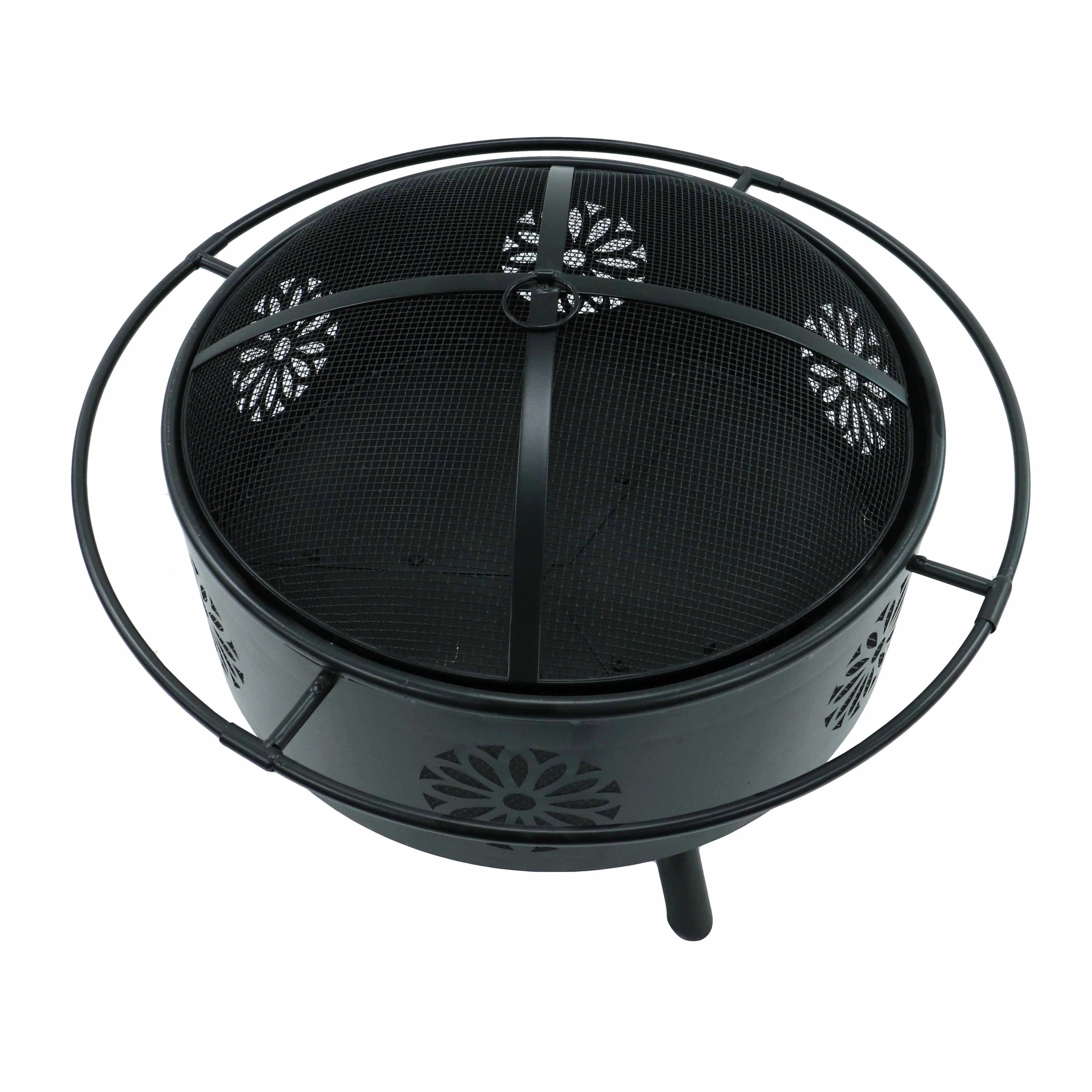 Outdoor Fire Pit Large Bonfire Wood Burning Patio & Backyard Firepit For Outside