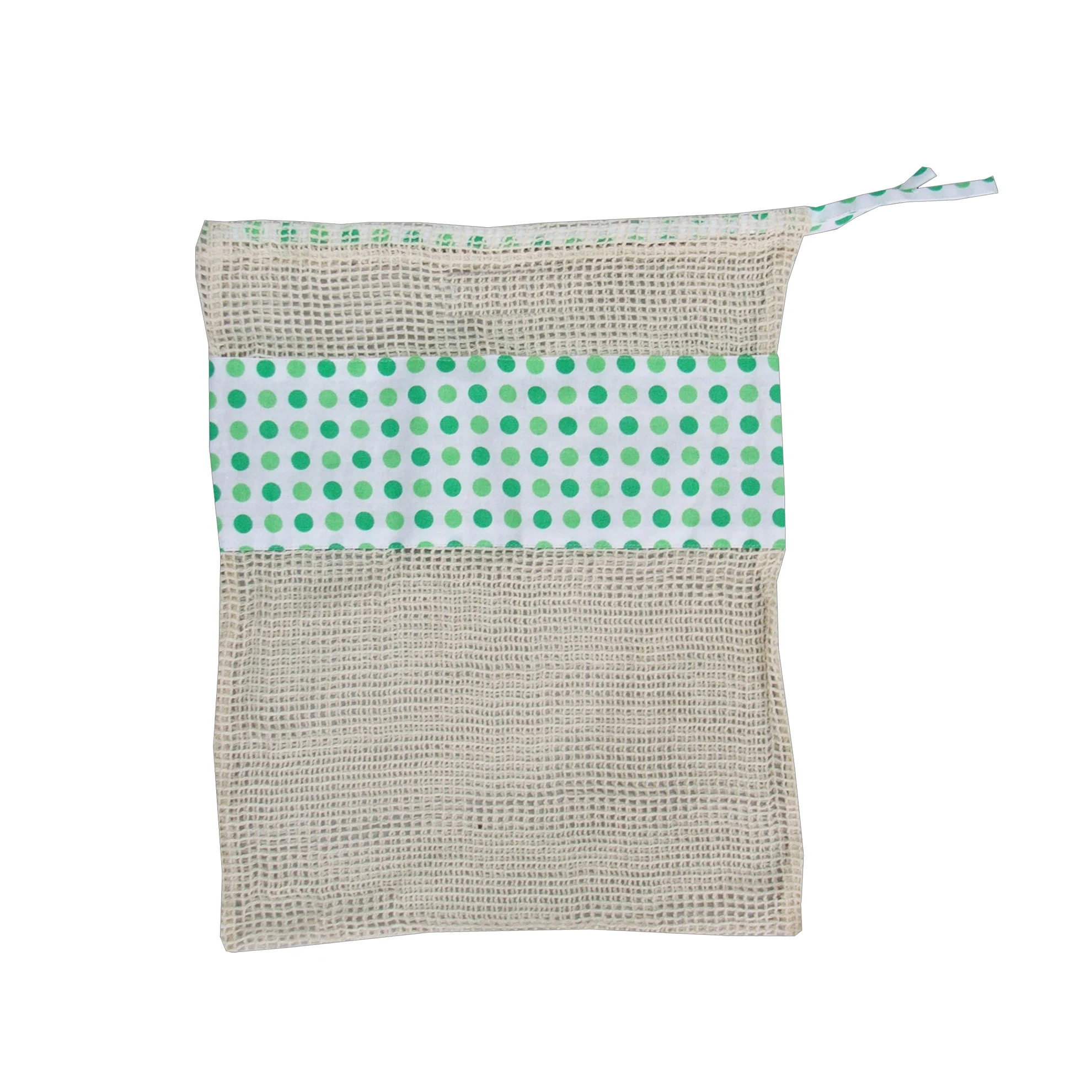 Hot Selling 20*25cm Best Quality Wholesale Cotton Mesh Bag for Fruits and Vegetables Cerry Available in Various Colors
