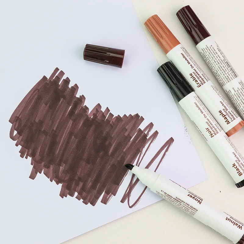 Mikailan MKL-6S Furniture Repair Pen Markers Scratch Filler Paint Remover For Wooden Cabinet Floor Tables Chairs