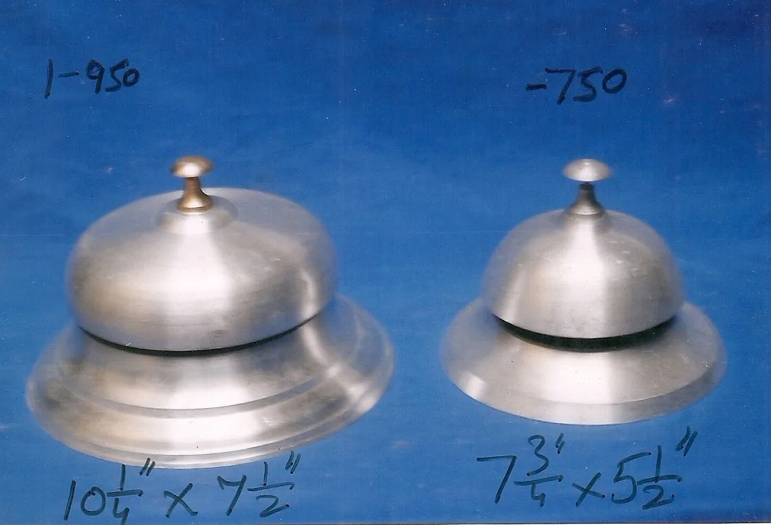 Restaurant Table Bell Bell Coffee Table Replica Bell Metal Nautical Silver Business Gift Clock Aluminum Patriotism IN;34648