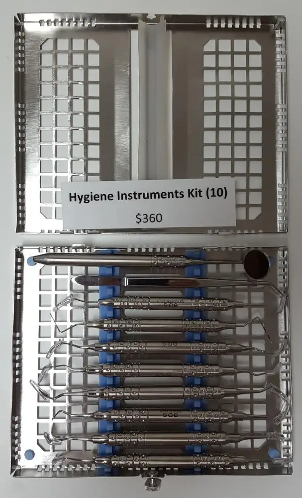  Новое поступление набор гигиенических инструментов/перио из 10-шт зубных имплантов