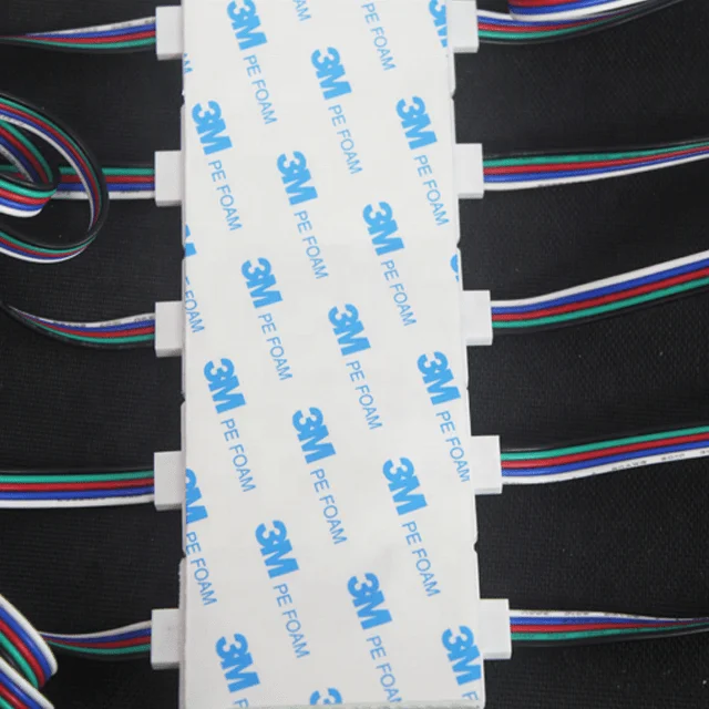rgbw led module  manufacturer advertising lighting china 24v 6 light  1.92w smd LED Module with lens