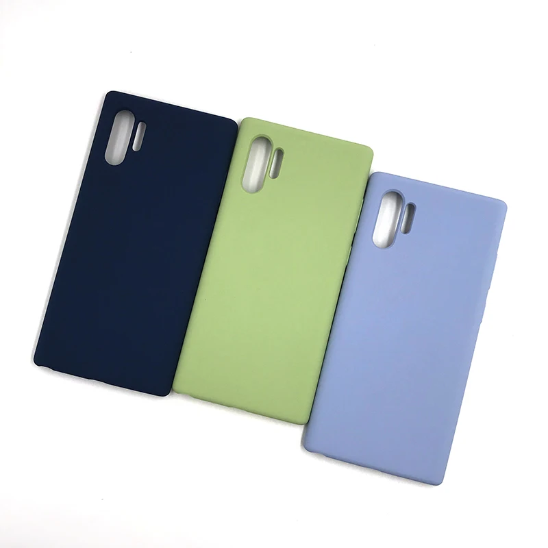 Universal Liquid Silicone Ultra Slim Phone Case for Samsung Galaxy Note 10 Plus Phone Case Anti-scratch Cell Phone Case