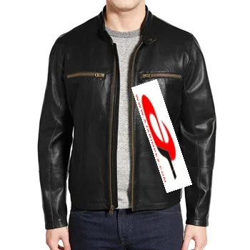 
Mens Stylish Real Leather Jacket For Gents 