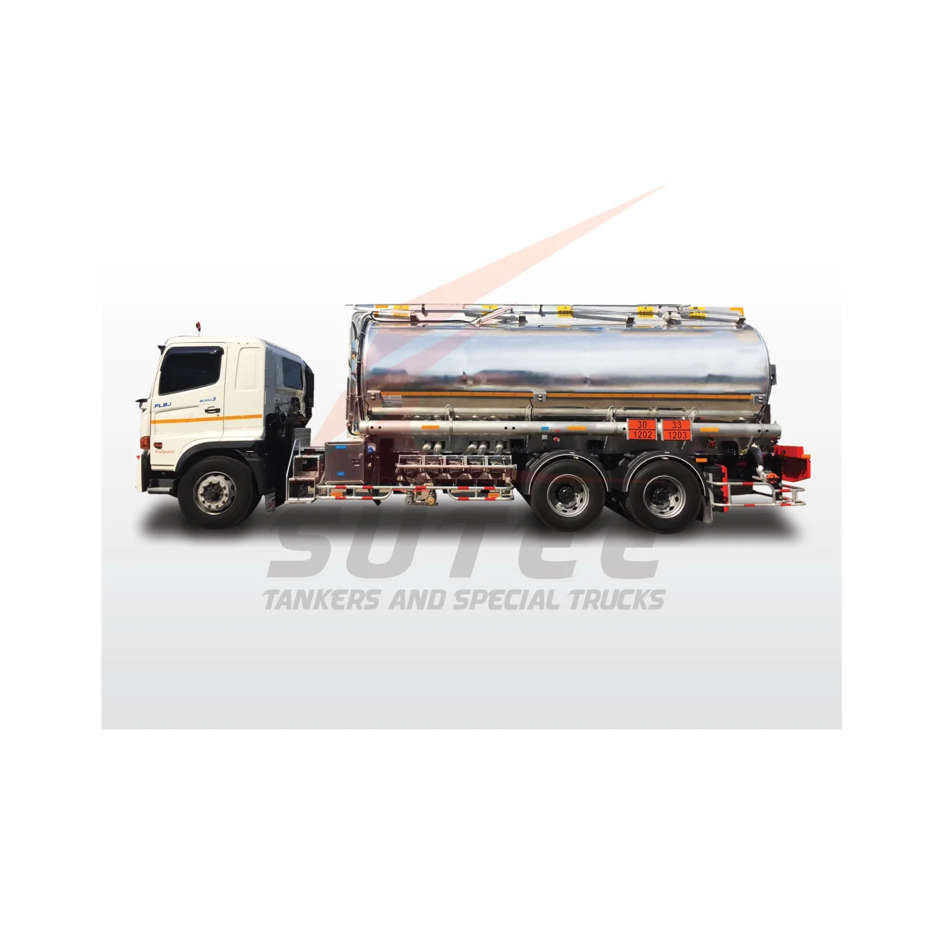20000 L Capacity  Aluminum Petroleum Tankers 20000L 1-5 Compartments Export From Thailand
