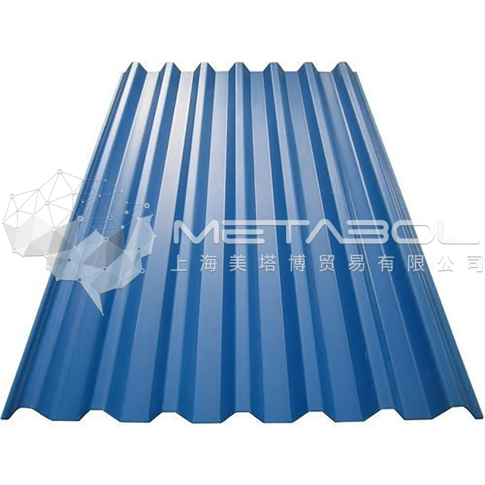 Trapezoidal Prepainted Roofing Sheets  - PPGL Coil - Steel Plate - Tile - 0.14 - 1.00 mm * 750 - 1250 mm PPGI PPGL