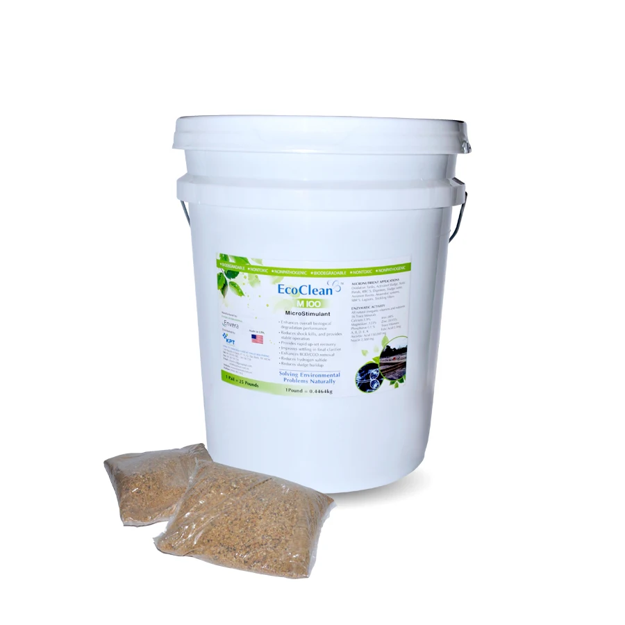 Micronutrient Supplement To Increase Activity, Floc formation - EcoClean M100 - 25 Lbs - Eco-Friendly