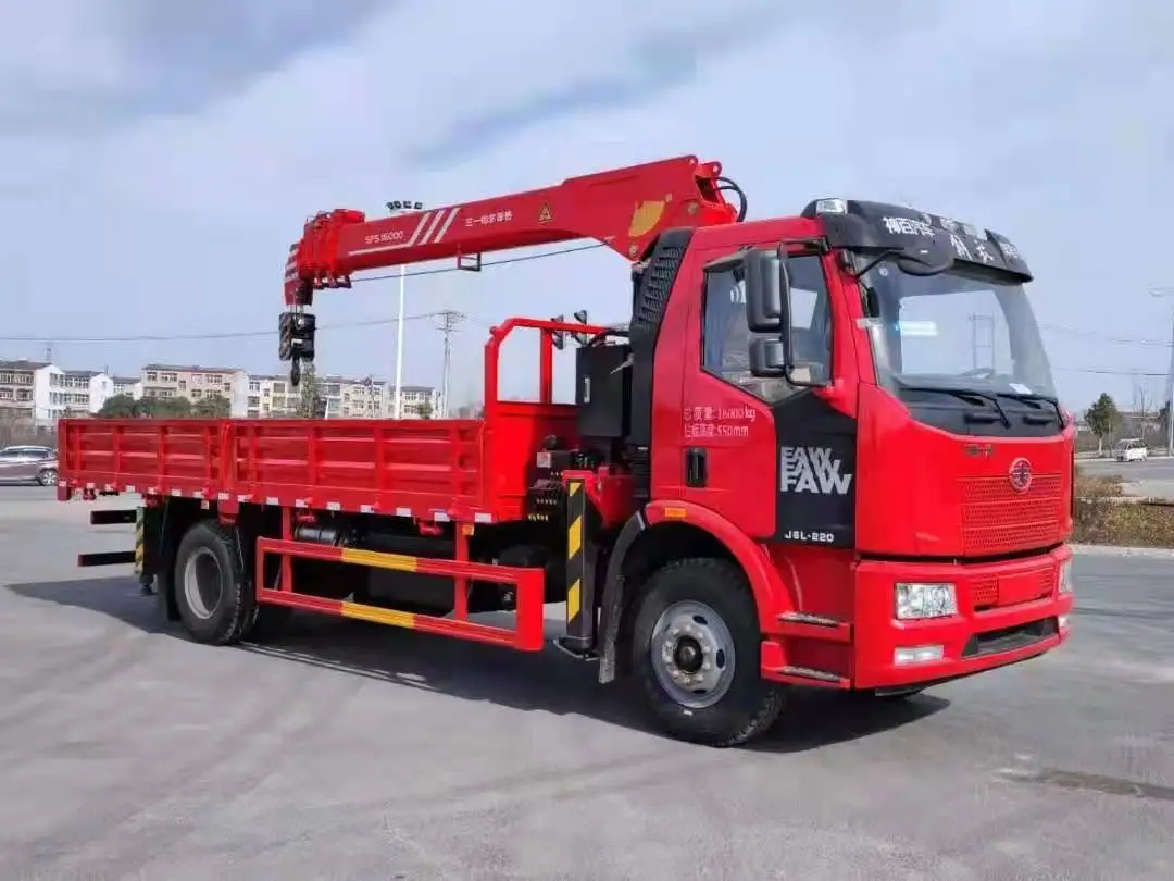Japanese 10 ton truck mounted crane 4*2 direct factory supply for Urban construction cheap
