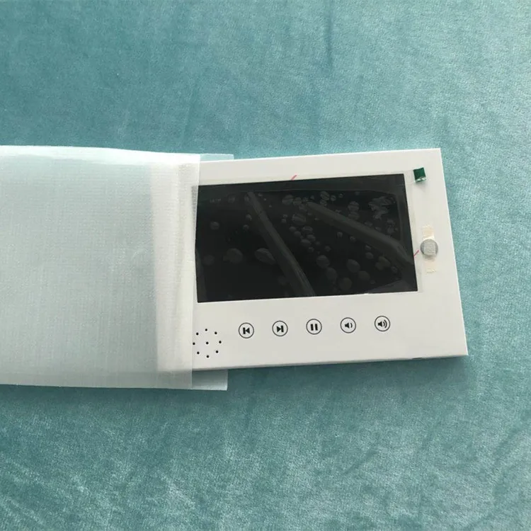 small lcd module for greeting cards and video brochure components for stock sample shipping