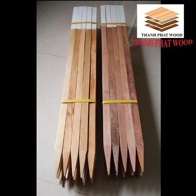 Vietnam Commercial Acacia Stakes Solid Hardwood Best Price for US UK Japan Korea Warehouse Applications
