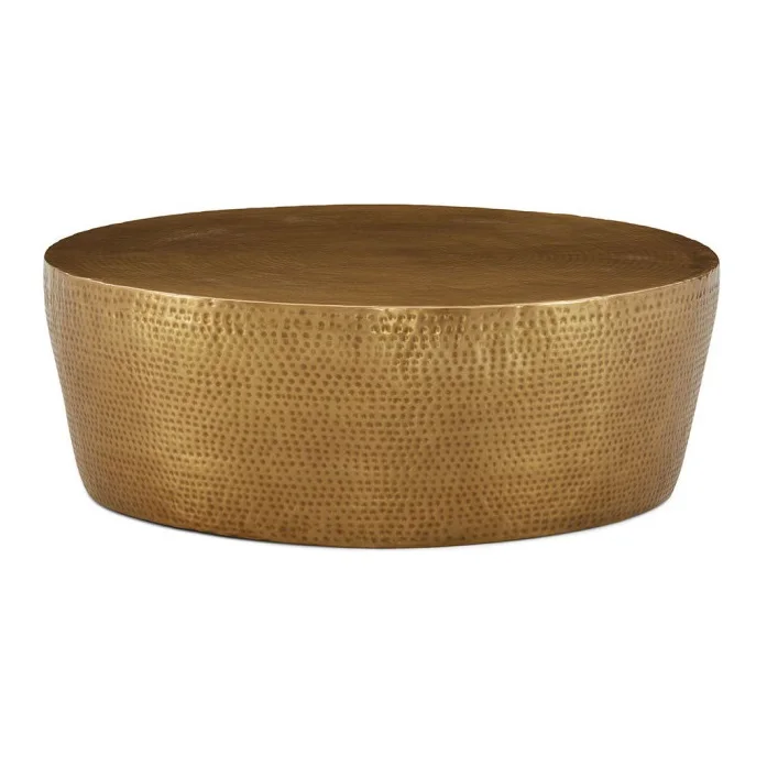 Hot Selling Product Metal Round Gold Coffee Table for Living Room Sofa Bedside Nightstand Metal Coffee Table