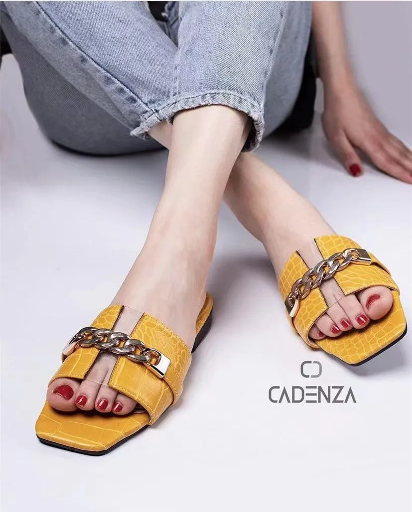 2022 Low Price Soft and Comfortable RTS Slip On Flats Square Head Sandals for women open toe slippers