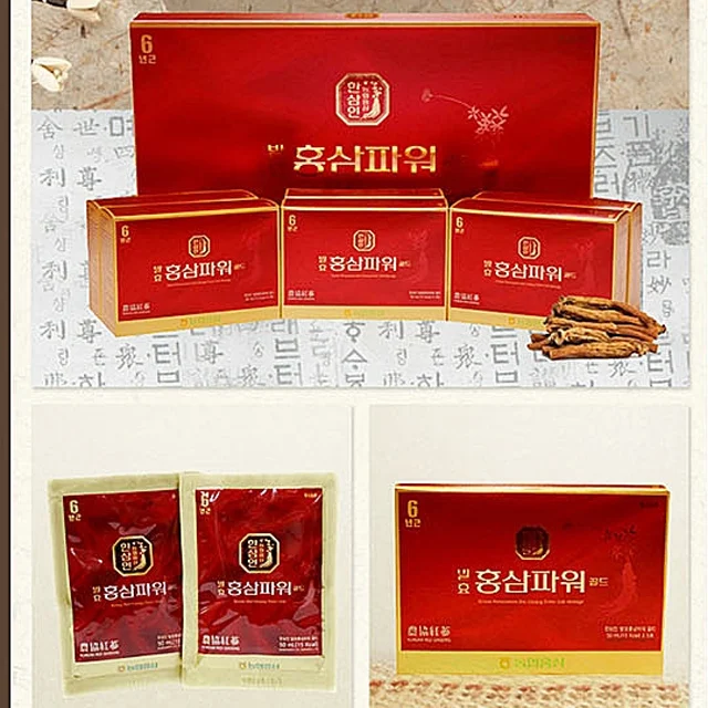 
[Hanssamin] Six-year-old root NongHyup Fermentation Red Ginseng Power Gold 