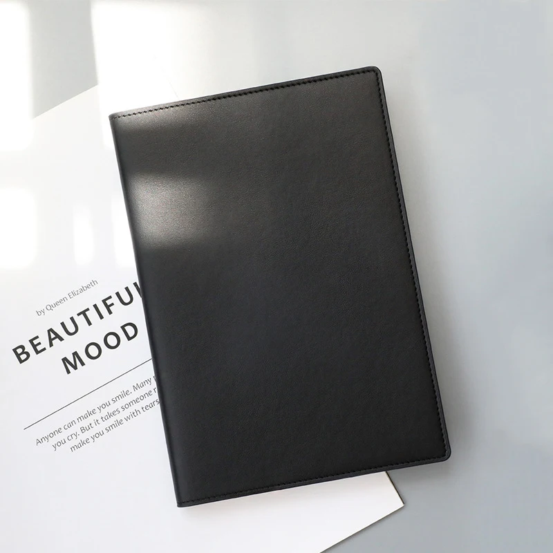 
Soft Cover Bullet Notebook A5 leather diary journal daily memos hardcover notebook 