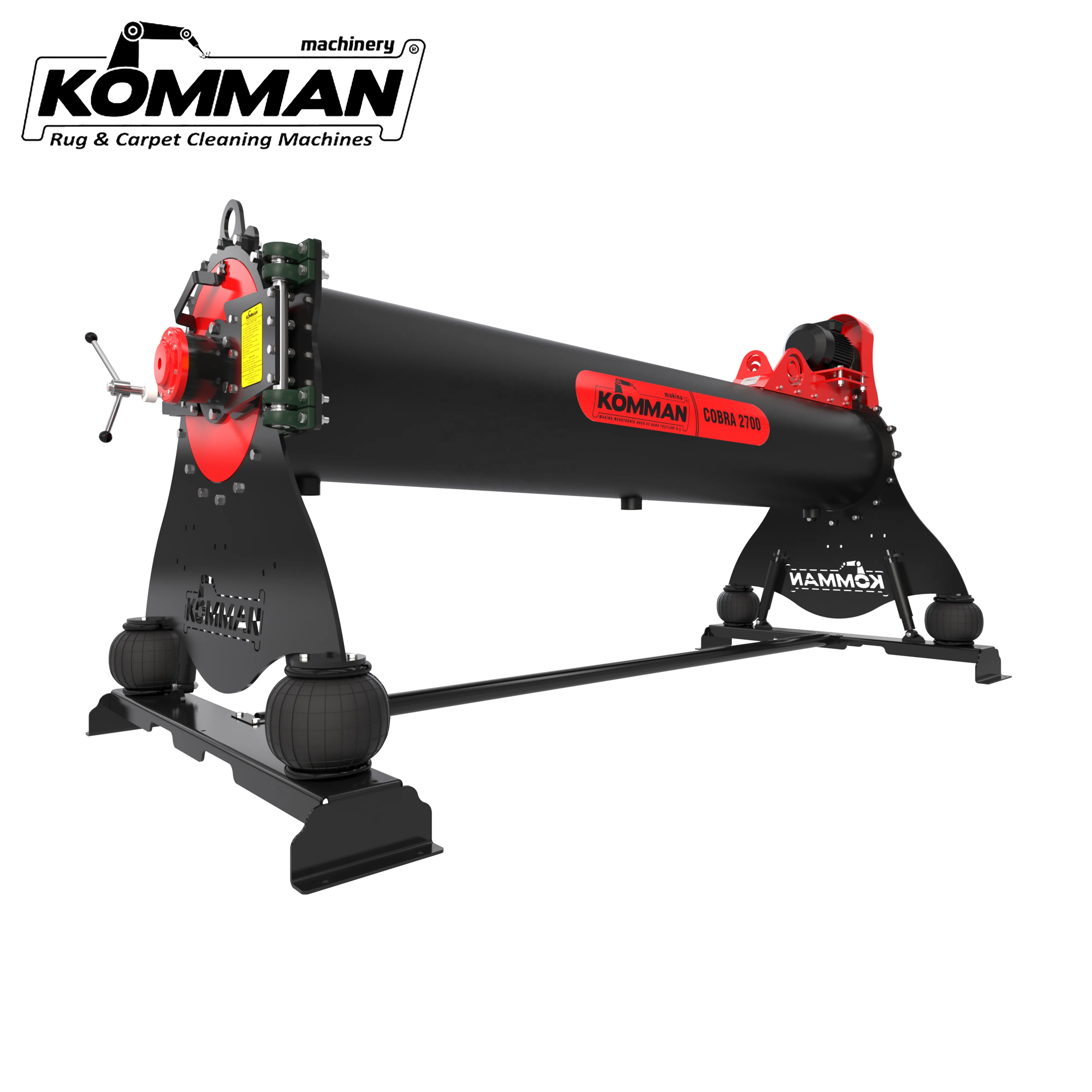 Automatic Industrial Carpet/Rug Wringing Machine- Commercial Rug 2.70 Inner Drum Caliber: 38mm Cobra-2700-38-s