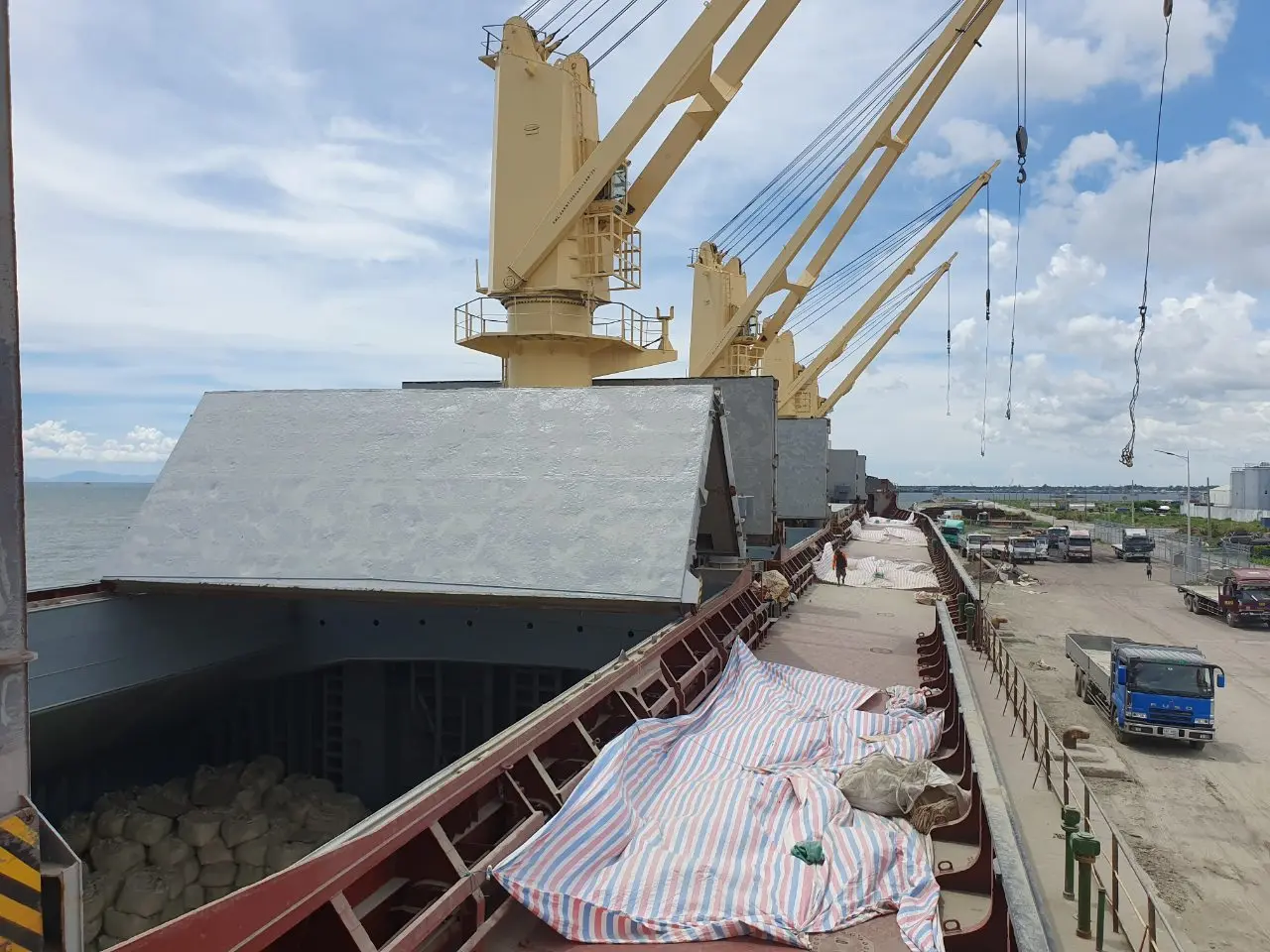 portland cement export to portvila