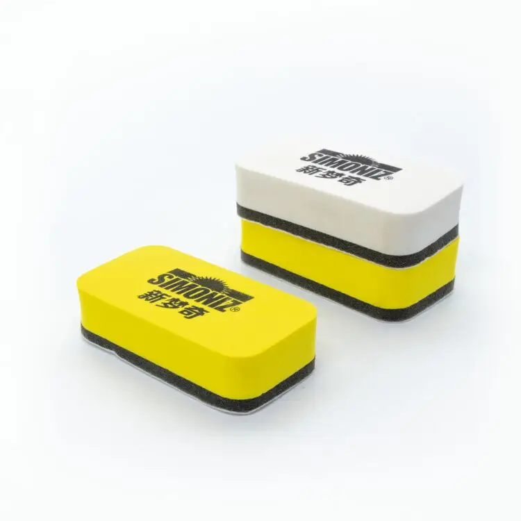 Car care coating applicator custom logo nano ceramic coating applicator with microfiber cloth