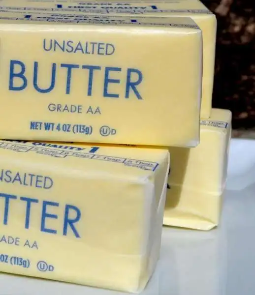UNSALTED COW MILK BUTTER 82% FOR