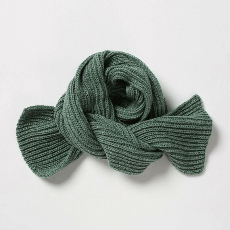 Knitted Scarf Custom Acrylic Jacquard Fans Cable Knitted Scarf Sport Scarf Football Cotton