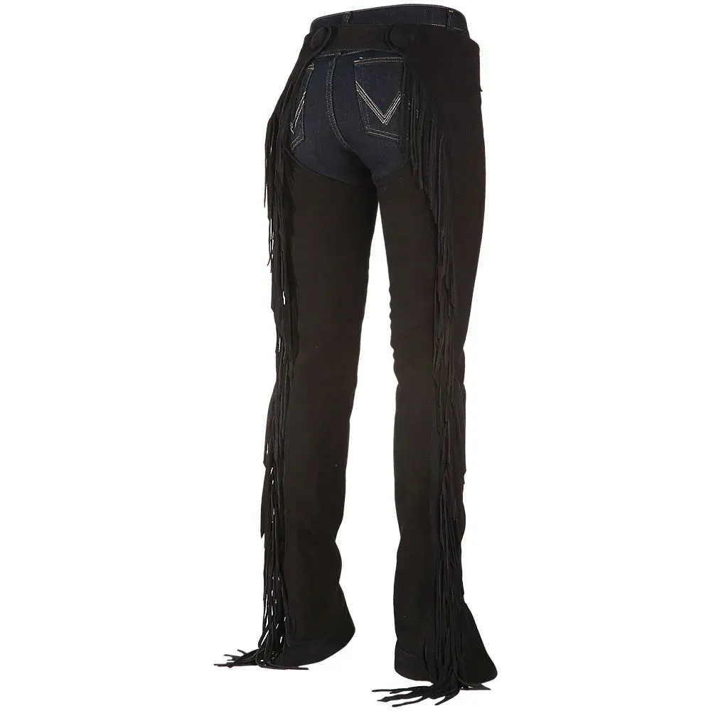 Design for performance and fashion Premium black PU Leather Horse Riding Full Chaps