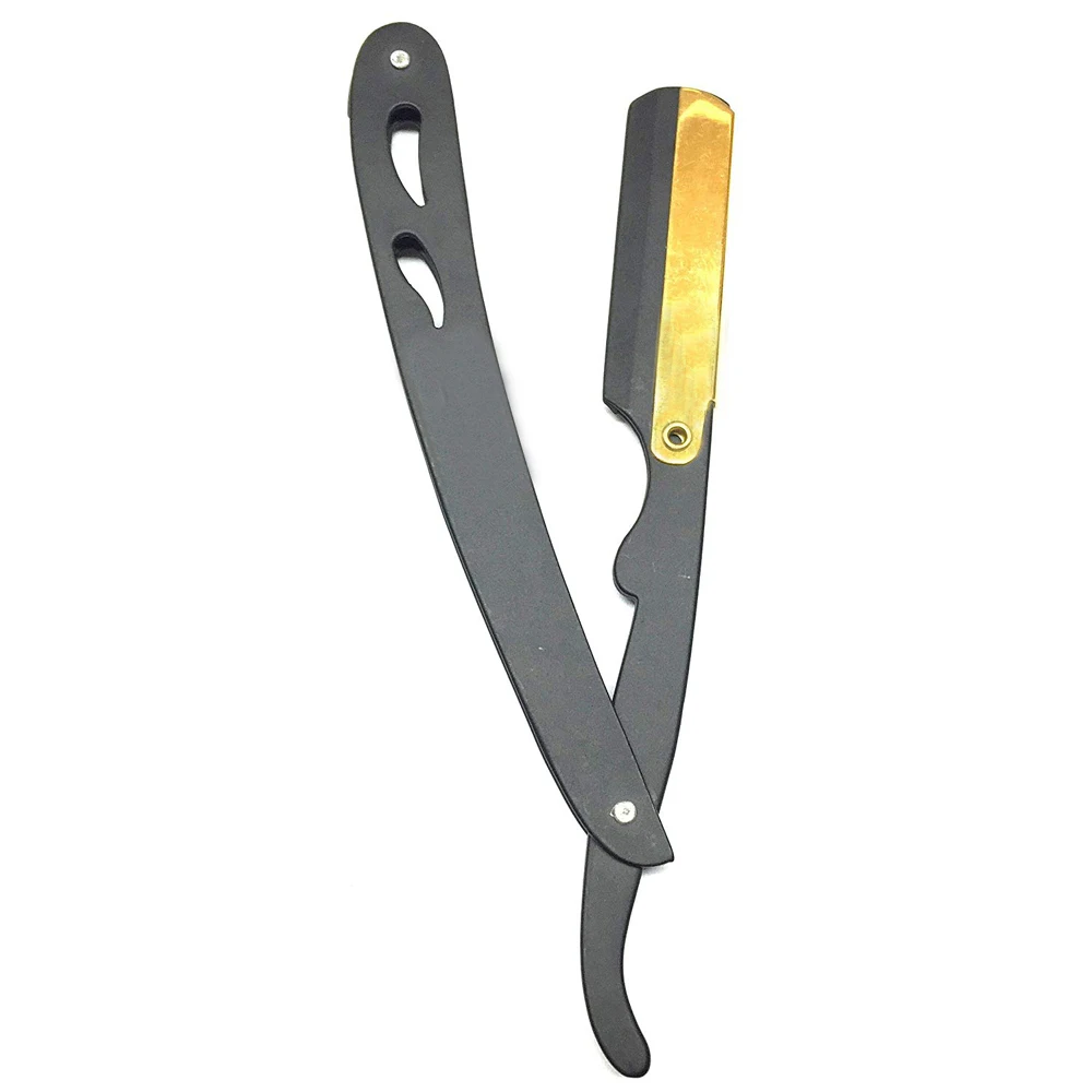 New Perfect Shave for Man Red stylish Plastic Handle Barber Shaving Straight Razor Disposable Razors