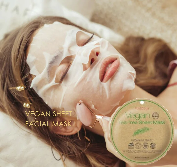 Vegan Cruelty Free Organic skincare Tomato Sheet Facial Mask (0.84oz / 25ml)