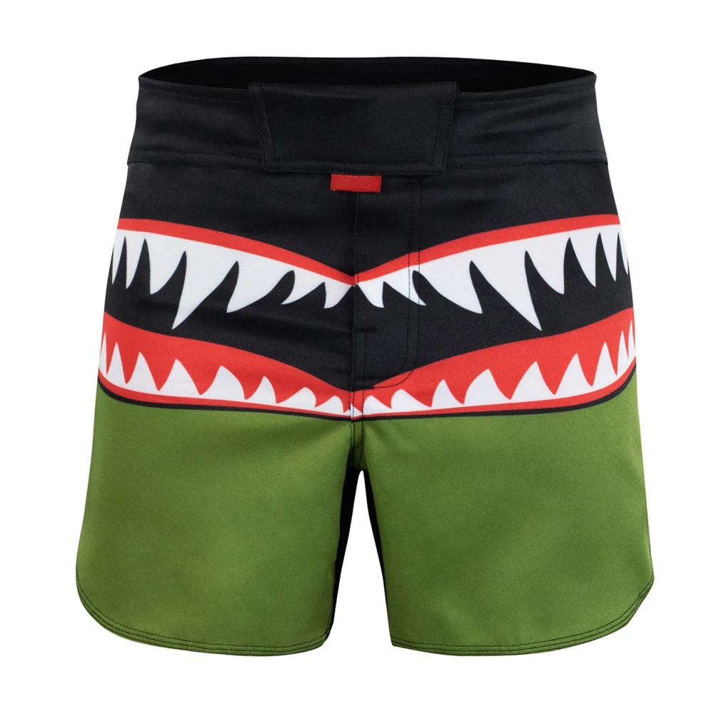 Newly designed High Quality customized MMA shorts with elastic quick-drying and comfortable professional fighting shorts