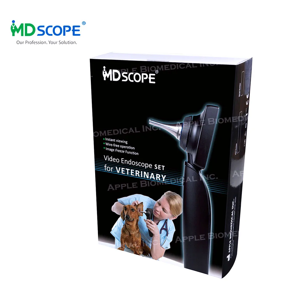 Taiwan MD Scope veterinary digital video otoscope set for veterinary clinics