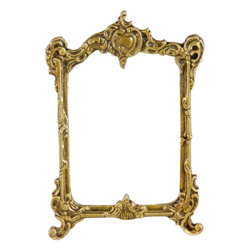 Standard Metal Frame Decorative Rectangular Shaped Golden Photo Frames Glass Photo Frame Customized Size In Bulk Quantity
