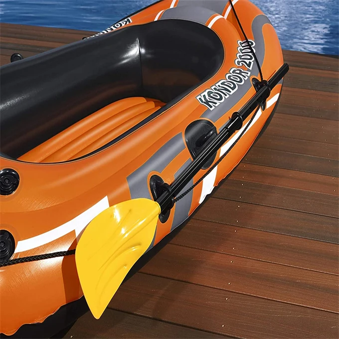 Горячая Распродажа сезон-комплект Каяка на 2 сиденья (с воздушным насосом и лодками) 61062 для использования открытом воздухе лодке