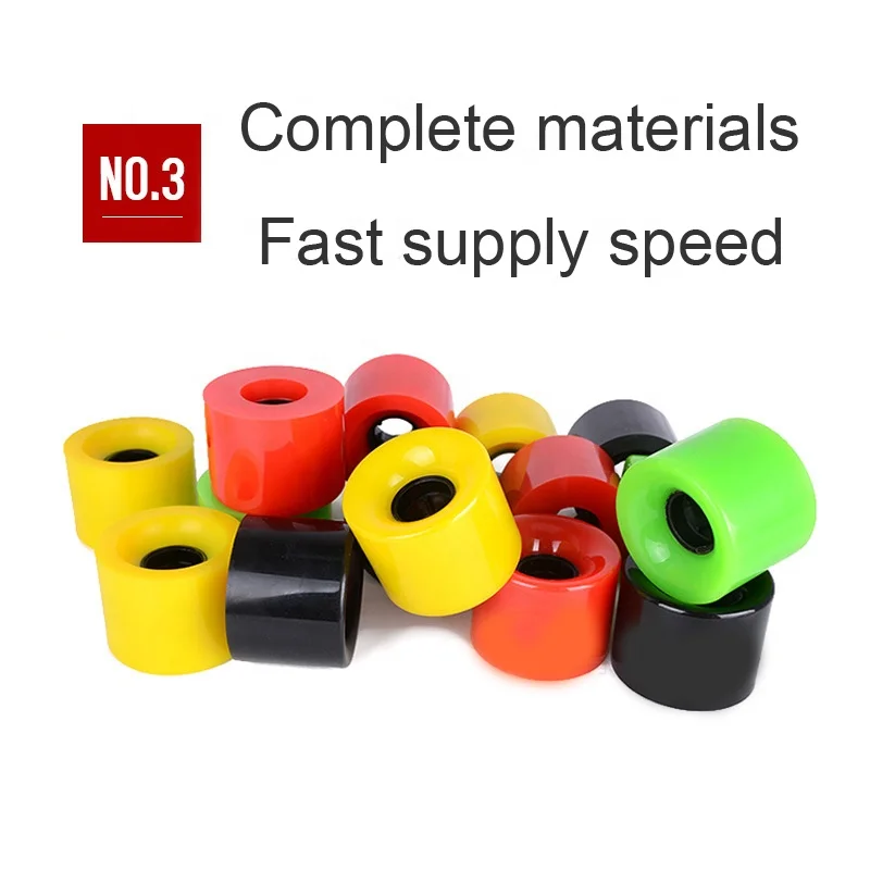 Professional 4 wheels long board skateboard Dancing and Sliding High Rebound 70MM PU Skate Longboard Wheels