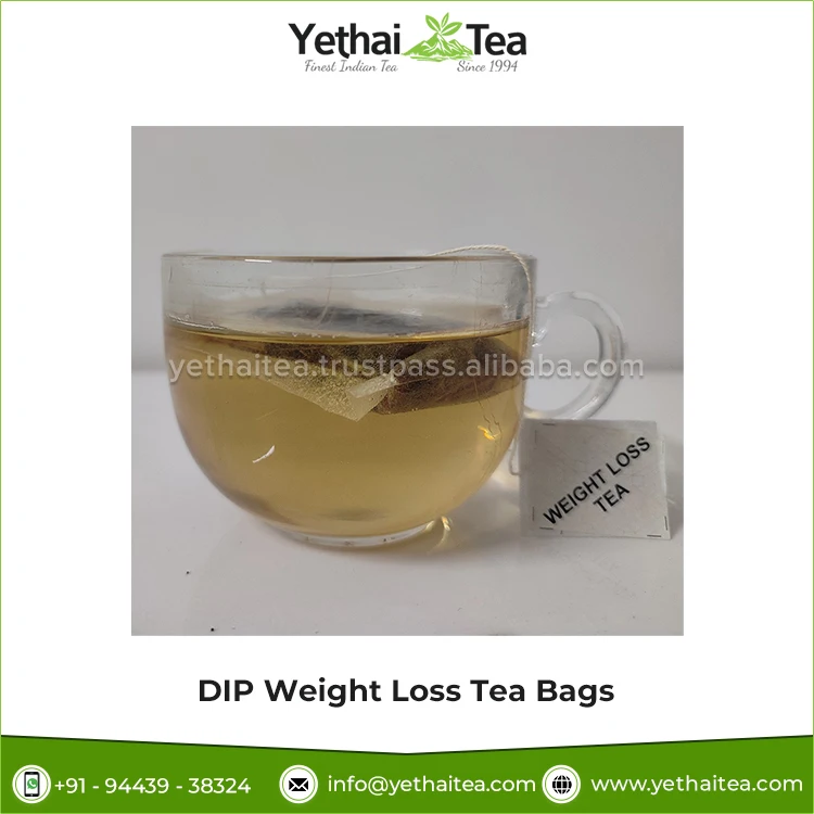 100% Natural & Organic Blended Fresh Weight Loss Slimming DIP Herbal Green Tea Bags at Best Competitive Price