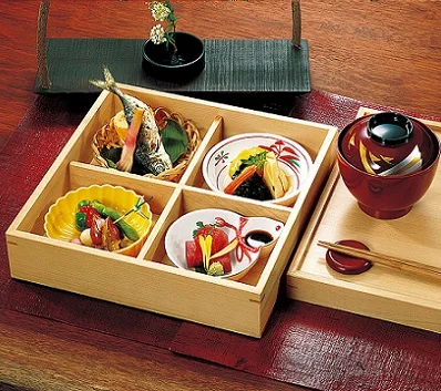 Japanese syokado lunch box plate for restaurants and hotel looking for distributor in Denmark sushi kit