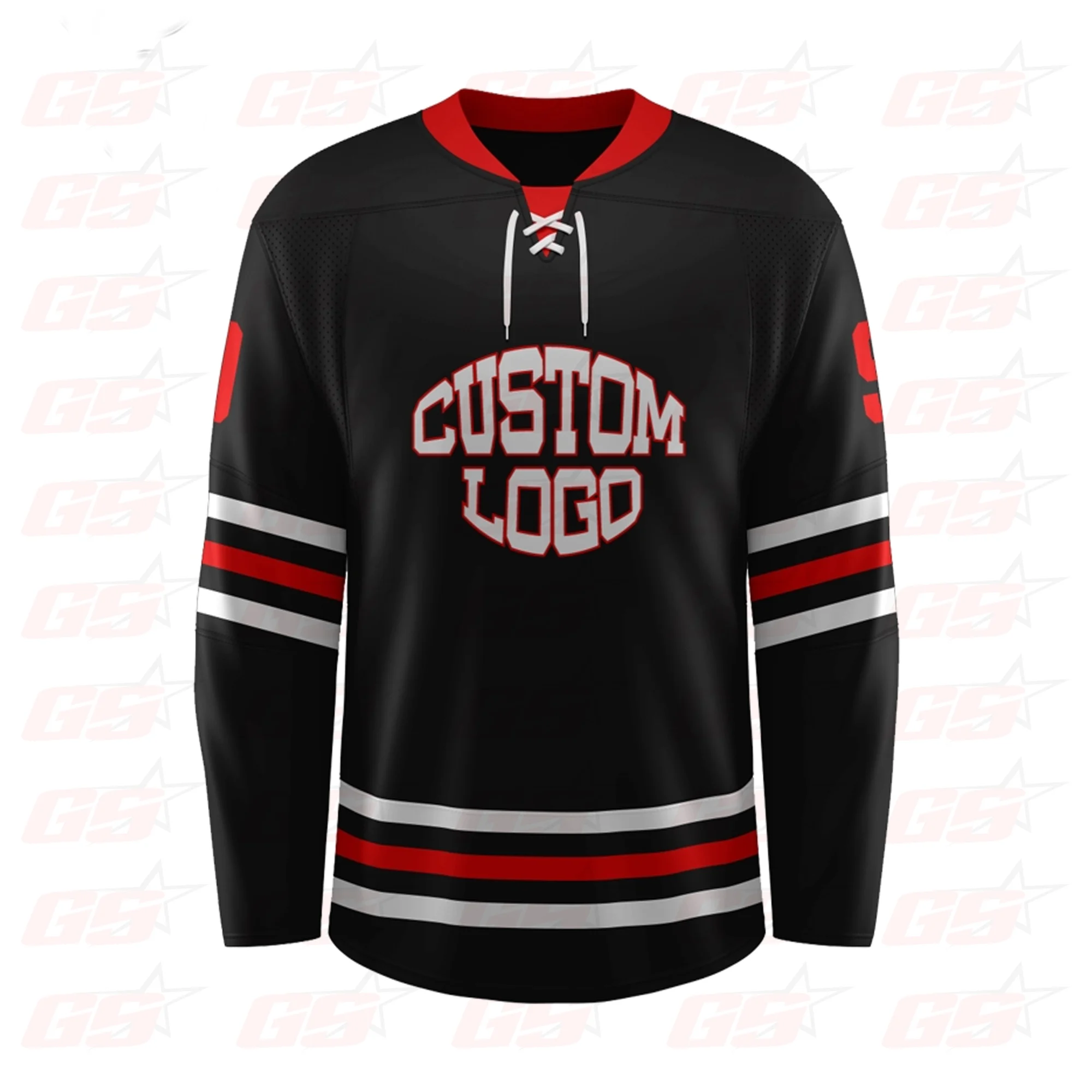 High Quality Sport Team Custom Made Logo Sublimation Printed Ice Hockey Jersey